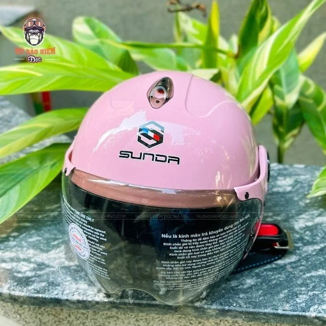 Mũ Bảo Hiểm Nửa Đầu Sunda 137A - Có Kính - Nhiều Màu - Hình ảnh 10