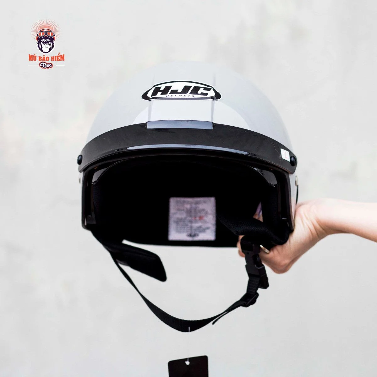 Mũ Bảo Hiểm Nửa Đầu Kính Ẩn HJC IS-2V - Nhiều Màu - Hình ảnh 9