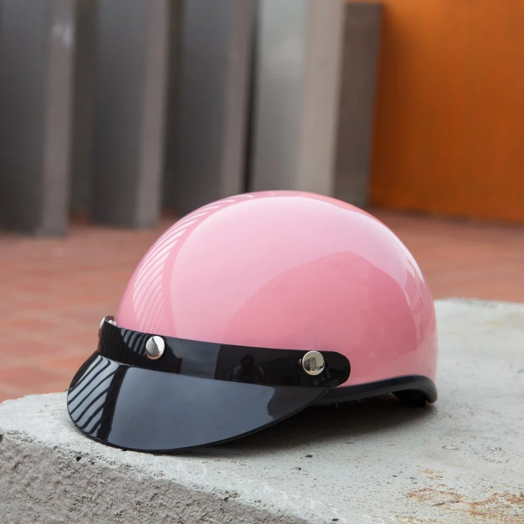 Mũ Bảo Hiểm Nửa Đầu Kính Phi Công HRA - Lót Smart - Hình ảnh 18