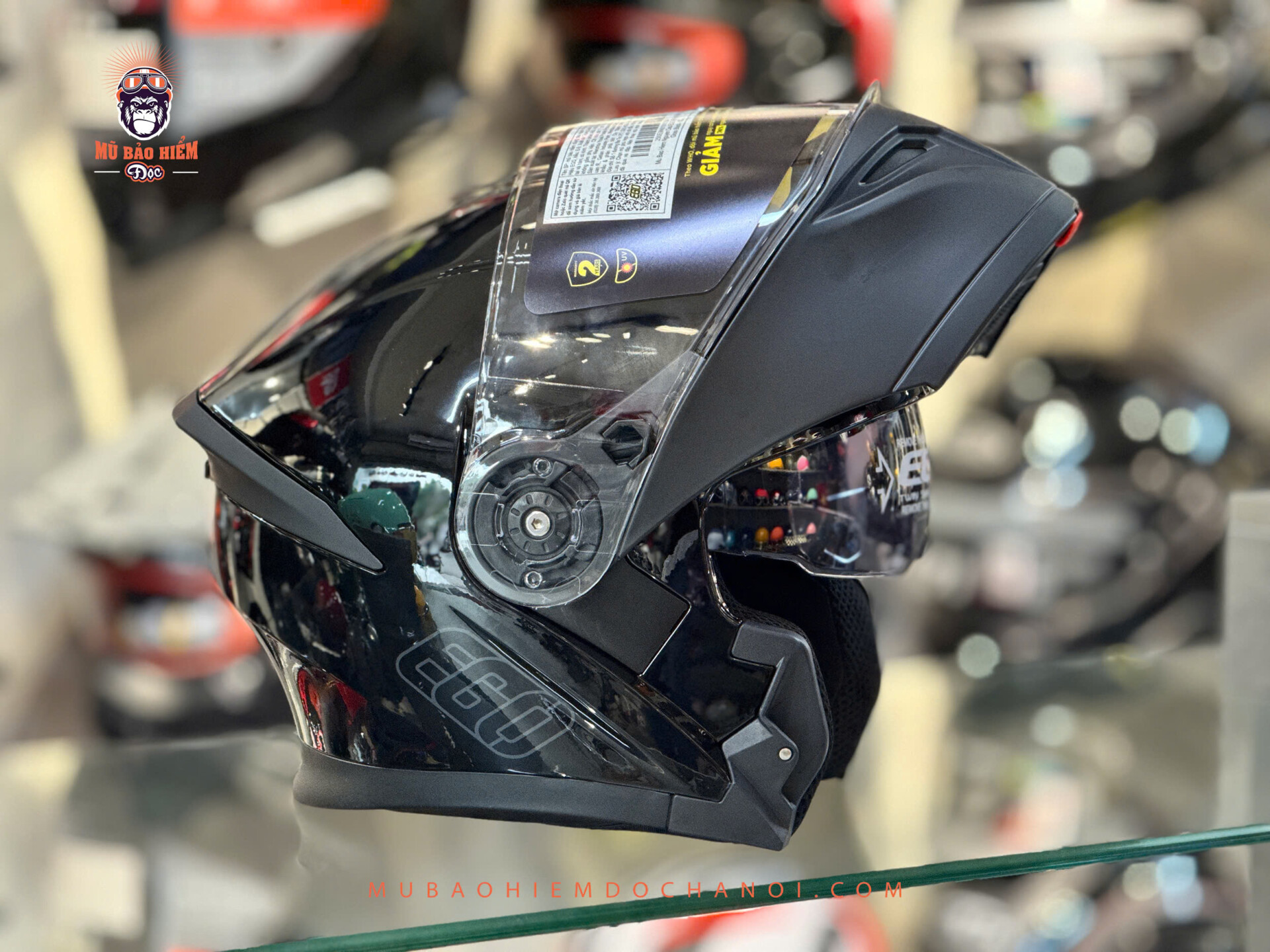 Mũ bảo hiểm Fullface EGO E9 - Lật Hàm - Nhiều Màu Mũ bảo hiểm Fullface EGO E9 - Lật Hàm - Nhiều Màu - Hình ảnh 8