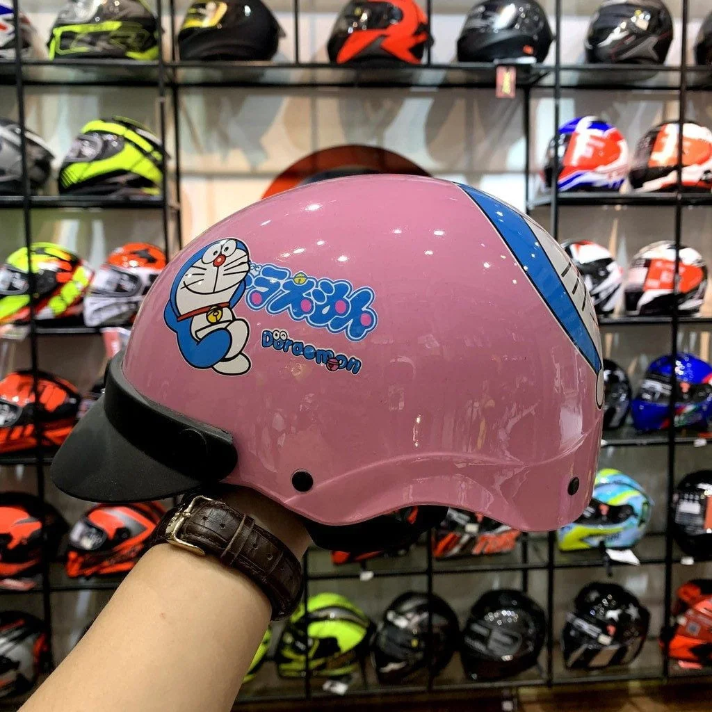 Mũ Bảo Hiểm Nửa Đầu Kính Phi Công HR1 - Doraemon Tiêu Chuẩn - Hình ảnh 6