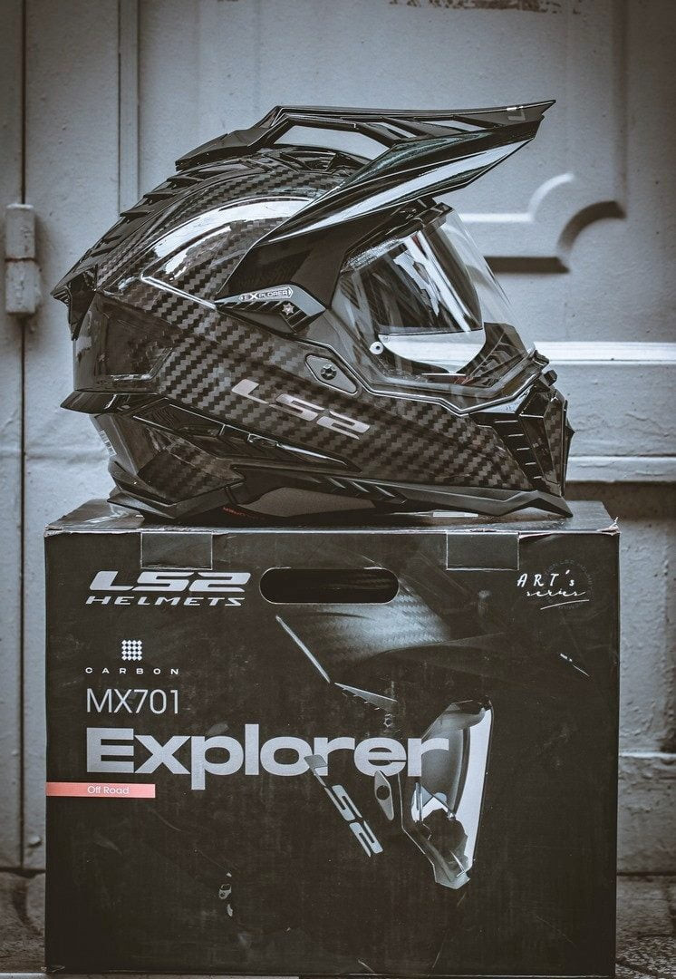 mu fullface dual sport ls2 mx701 explorer c soi carbon 17