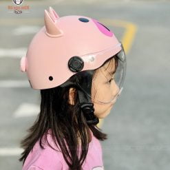 Mu Bao Hiem Nua Dau Tre Em Cute Hinh Thu Nhieu Mau 22