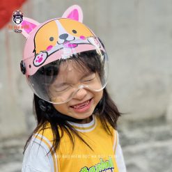 Mu Bao Hiem Nua Dau Tre Em Cute Hinh Thu Nhieu Mau