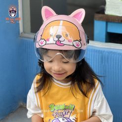 Mu Bao Hiem Nua Dau Tre Em Cute Hinh Thu Nhieu Mau 3