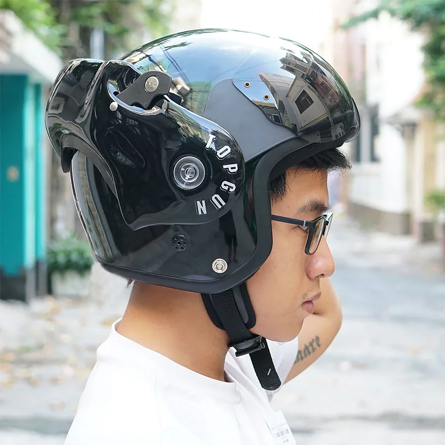 Mũ bảo hiểm Fullface Lật hàm AVEX TOPGUN - Chính hãng Thái Lan