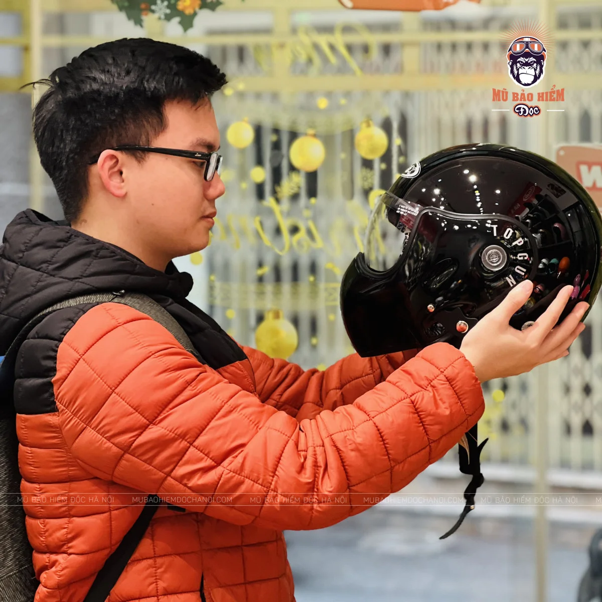 Mũ bảo hiểm Fullface Lật hàm AVEX TOPGUN - Chính hãng Thái Lan - Hình ảnh 4