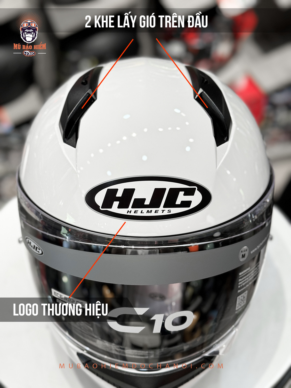 mu bao hiem fullface hjc c10 tins mc21sf 15