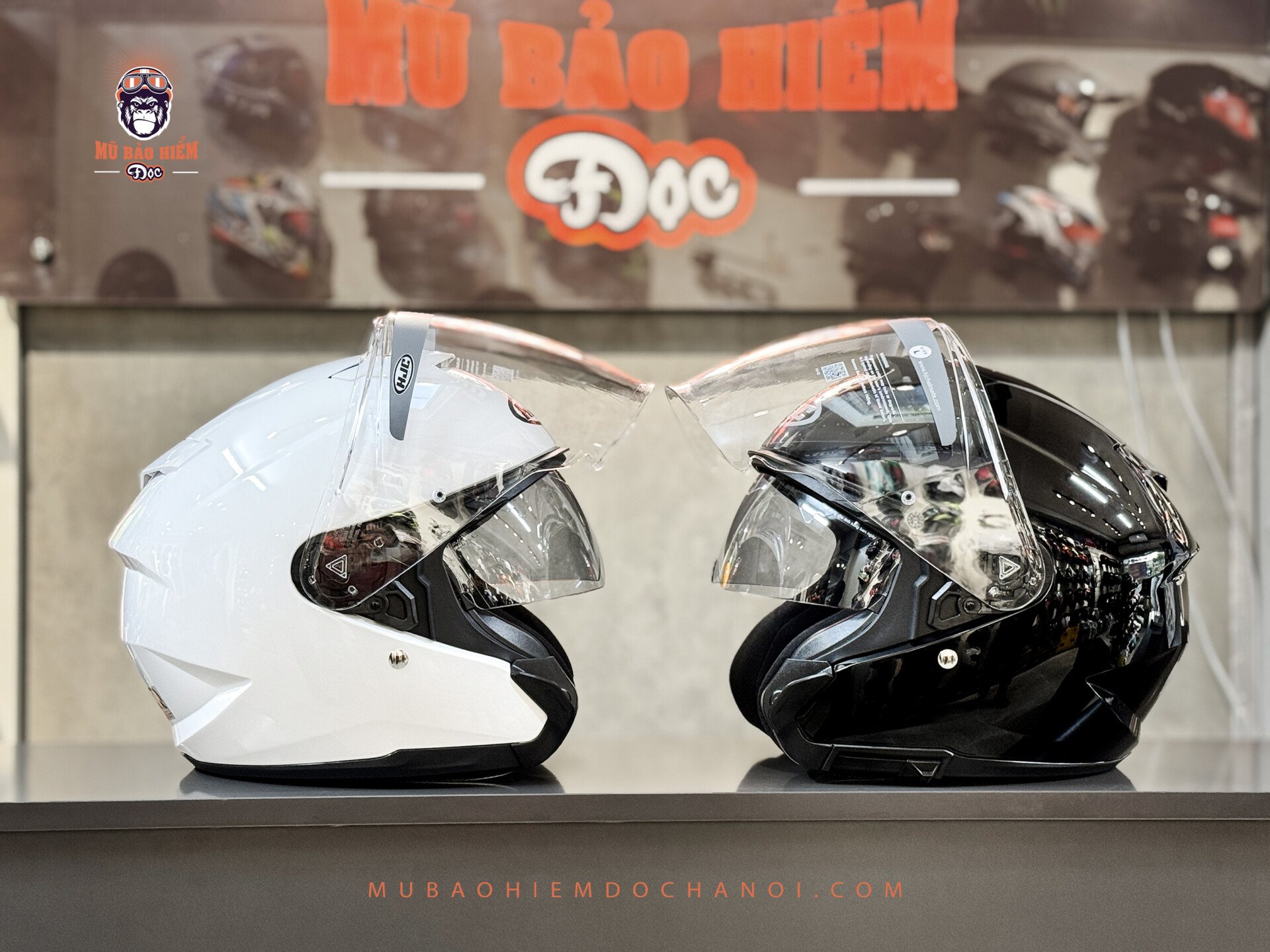 mu bao hiem 3 4 hjc i31 2 kinh nardo grey