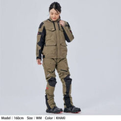 ao bao ho xe may taichi rsj729 drymaster kompass jacket khaki 6