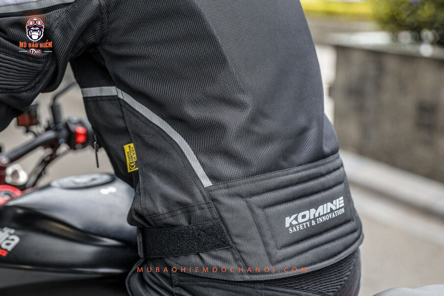 ao giap komine jk 1573 gu carbon black 1