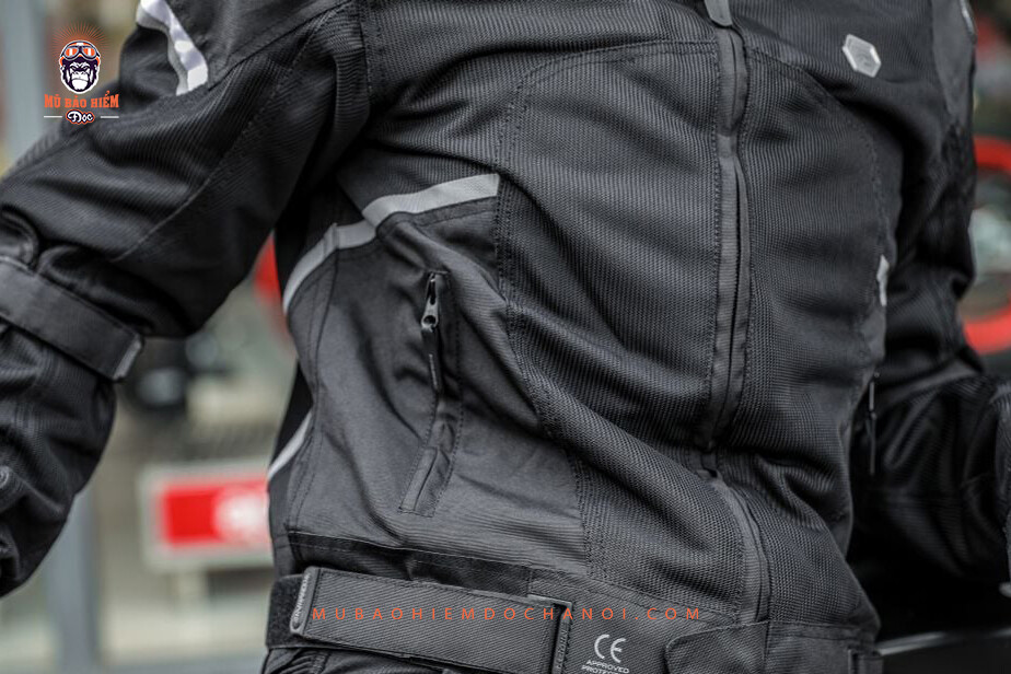 ao giap komine jk 1573 gu carbon black 2