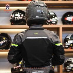 ao giap komine jk 1573 gu carbon black sao chep
