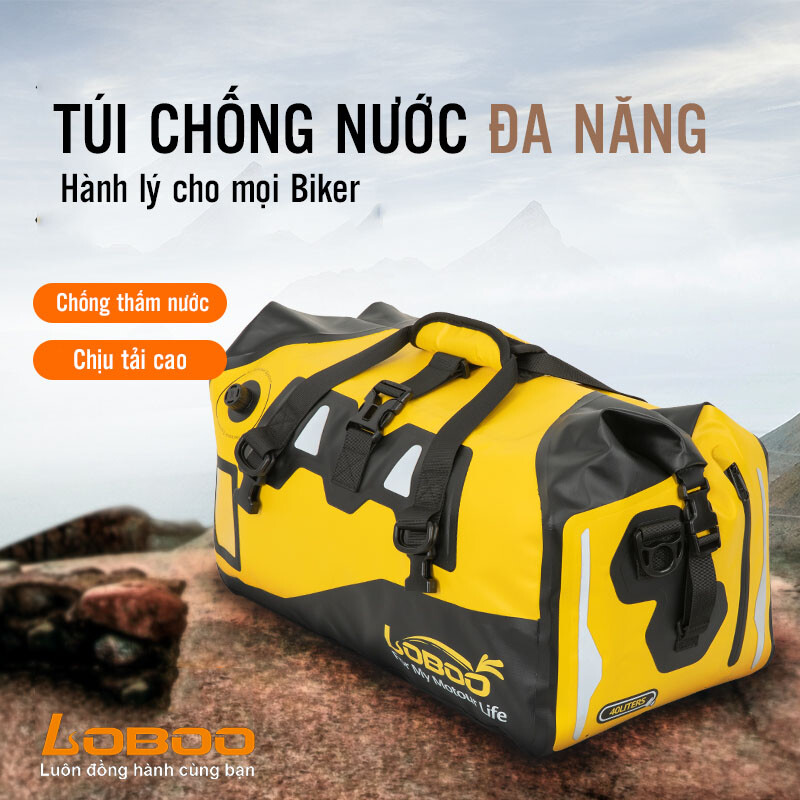Túi Chống Nước Loboo 40L BWB40P Gập Mép tui chong nuoc loboo 40l bwb40p gap mep 23