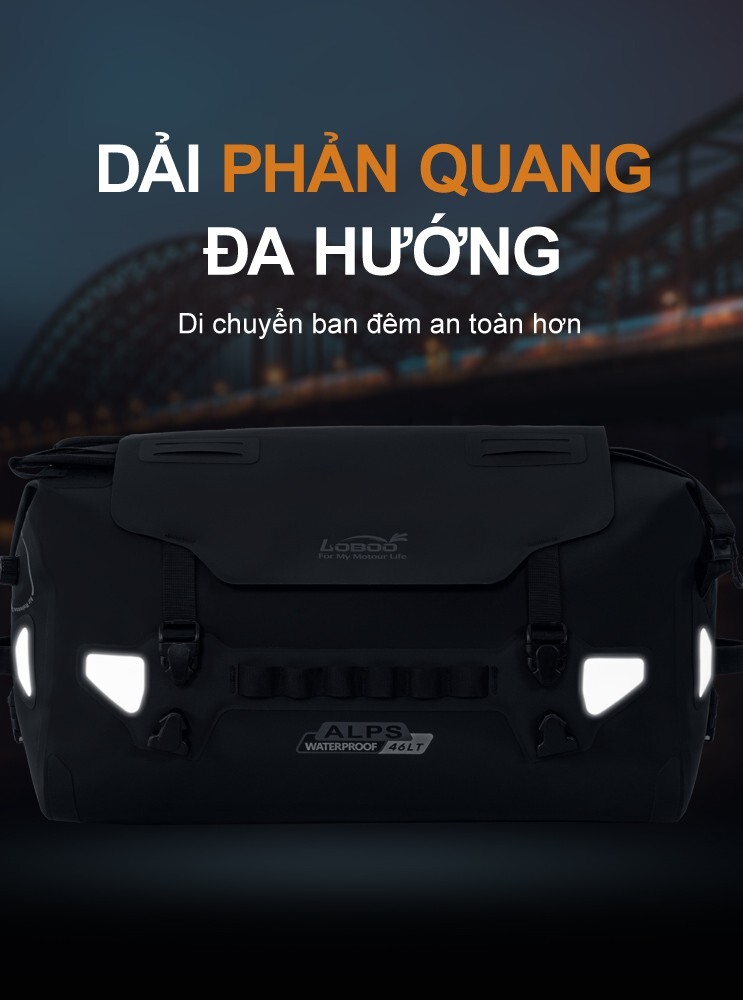 Túi Chống Nước Đa Năng Loboo 46L BW46BK tui chong nuoc loboo 46l bw46bk 7