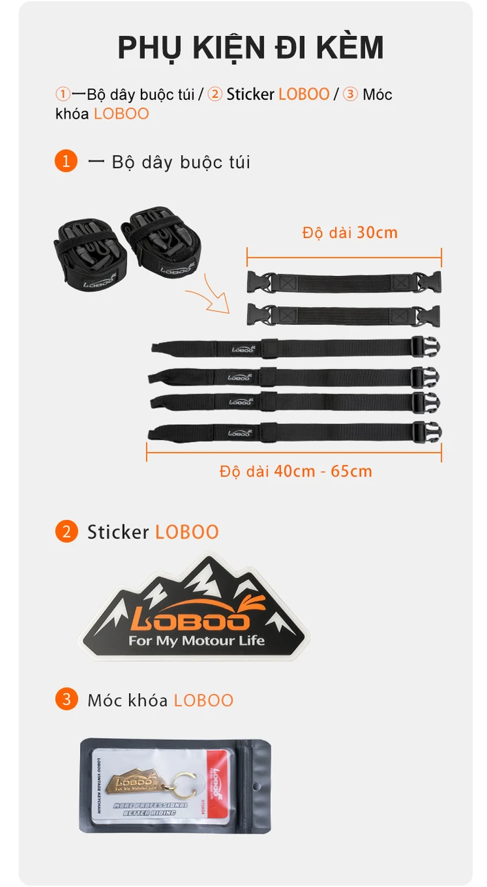 Túi Chống Nước Đa Năng Loboo 46L BW46BK tui chong nuoc loboo 46l bw46bk