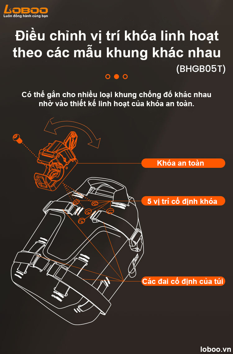 tui treo hong loboo wanderer 6l bh05 chong do 5