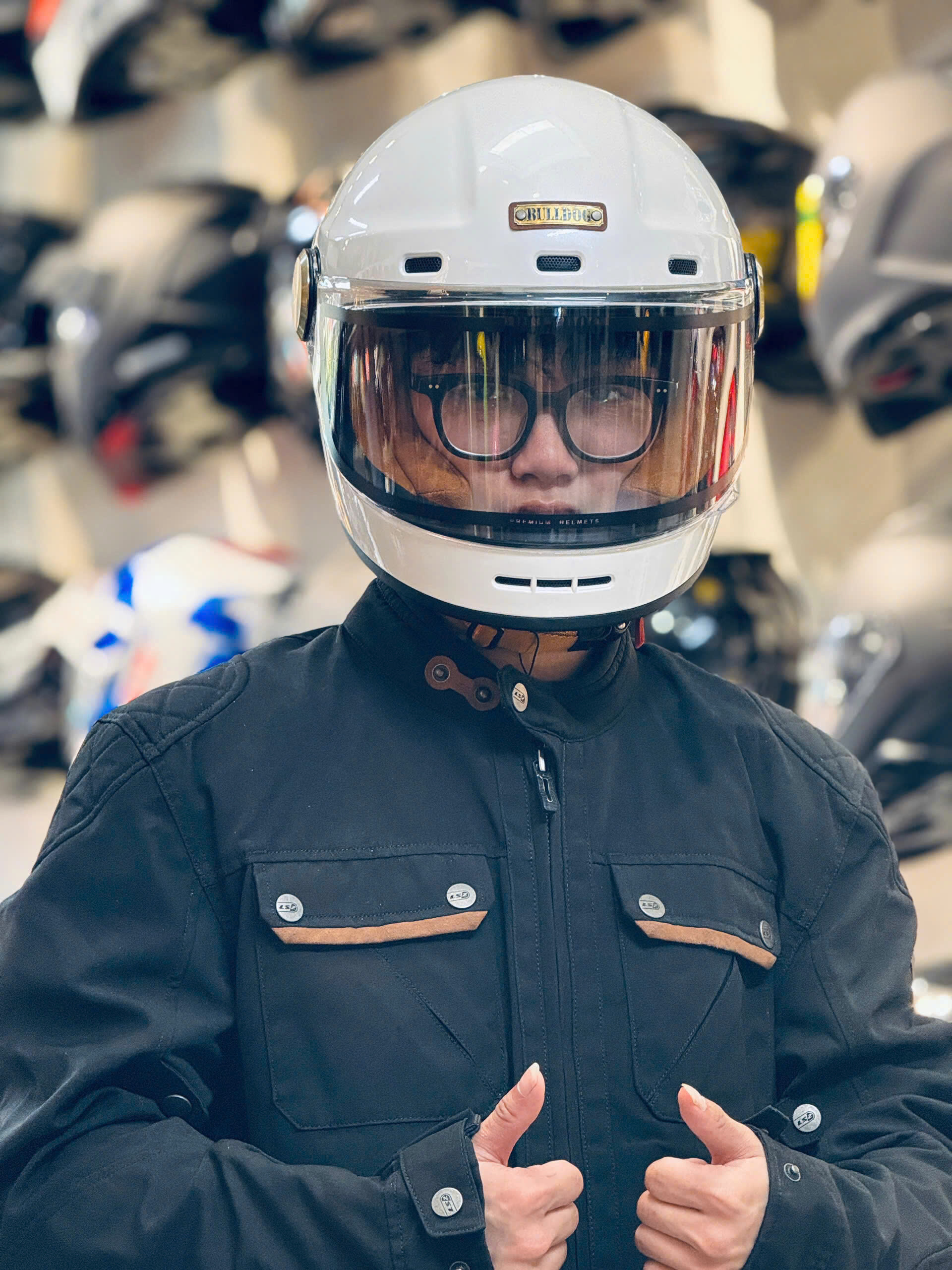 Mũ Bảo Hiểm Fullface Bulldog SHIBA - Classic - Nhiều Màu mu bao hiem fullface bulldog shiba classic nhieu mau 8