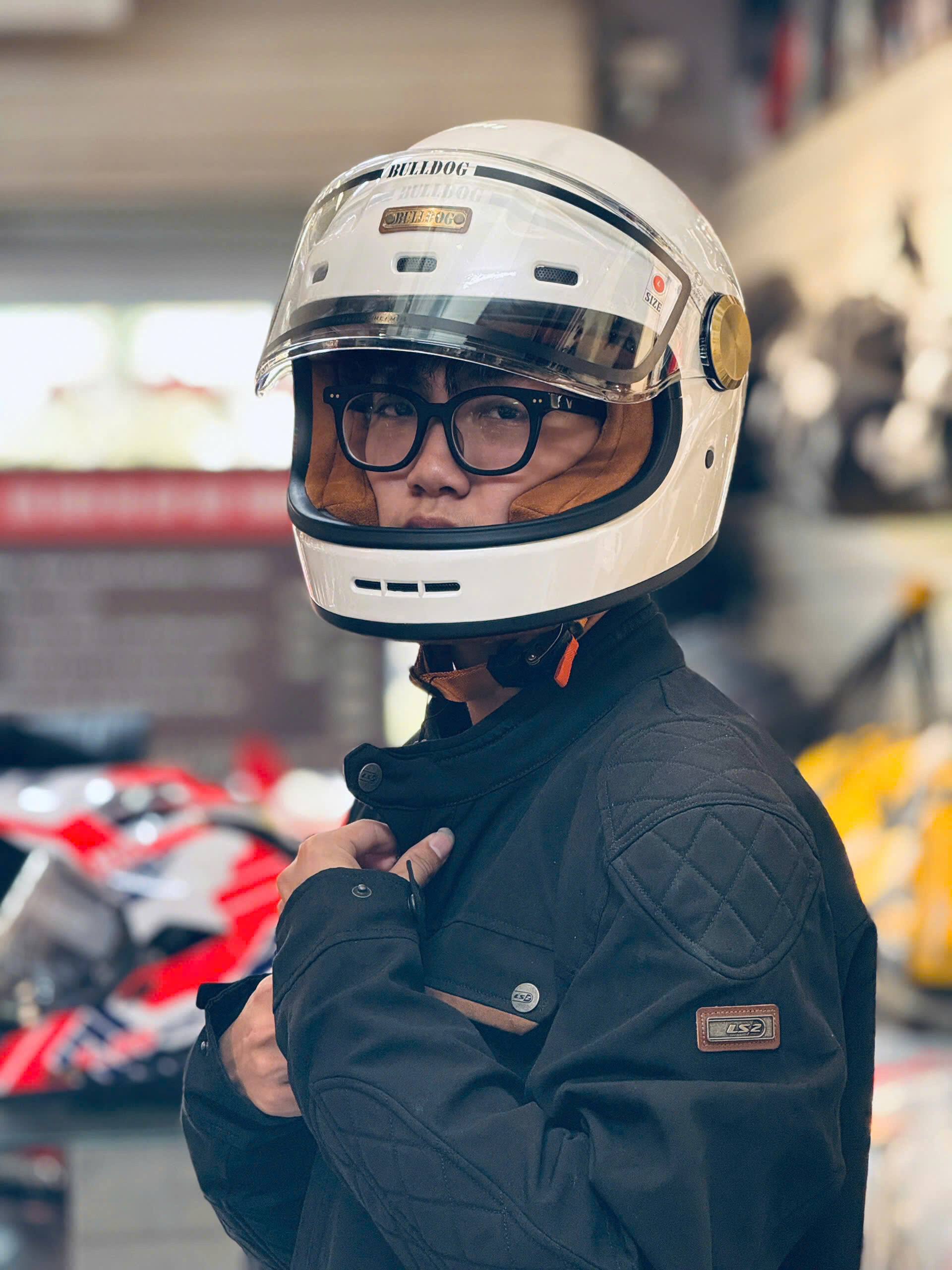 Mũ Bảo Hiểm Fullface Bulldog SHIBA - Classic - Nhiều Màu mu bao hiem fullface bulldog shiba classic nhieu mau 9