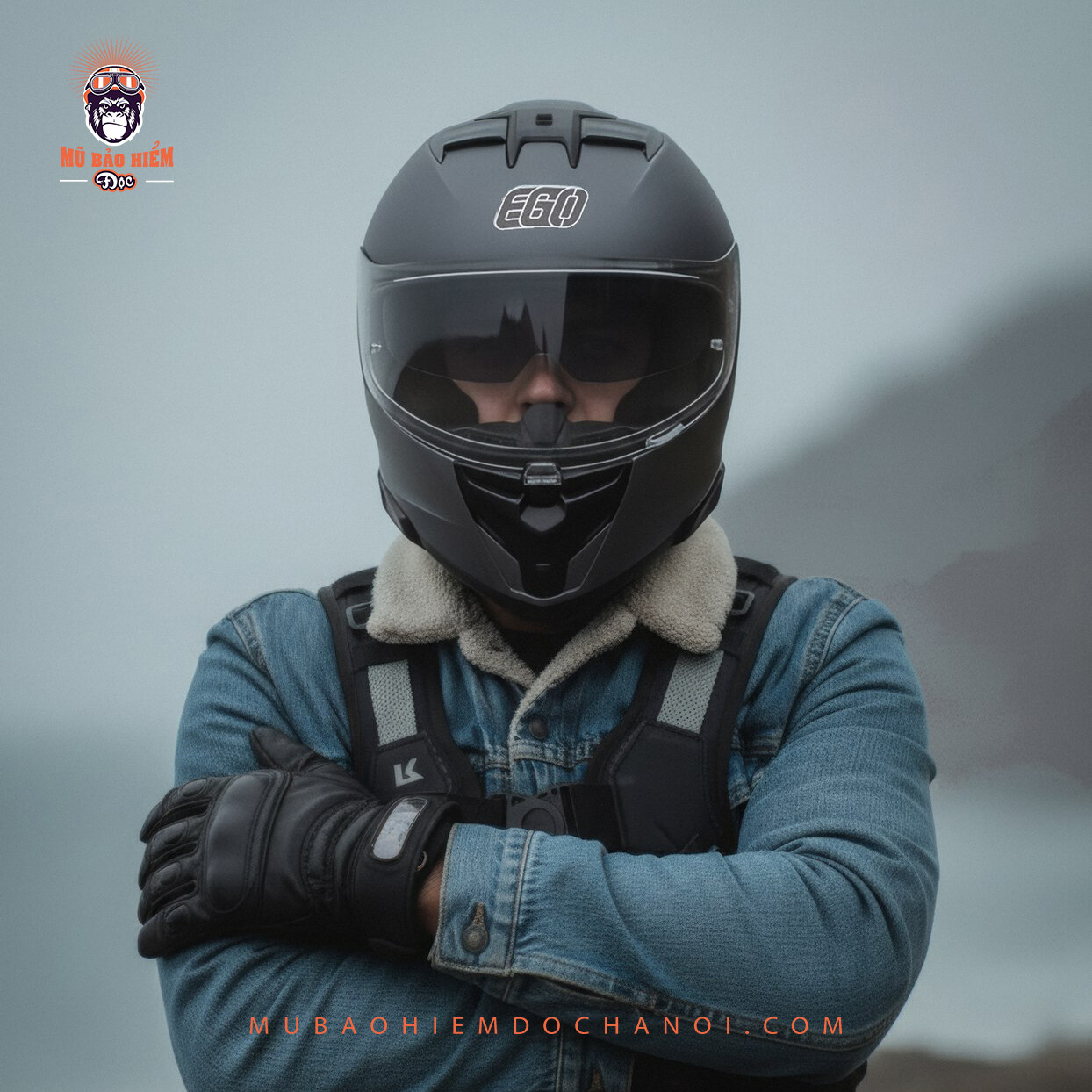 Mũ bảo hiểm Fullface EGO E82 - 2 Kính - Nhiều Màu Mũ bảo hiểm Fullface EGO E82 - 2 Kính - Nhiều Màu - Hình ảnh 2