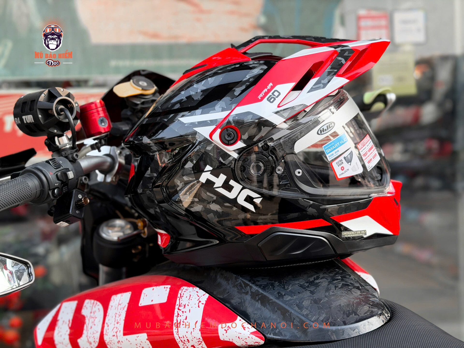 mu bao hiem fullface hjc rpha 60 dakar mc1 12