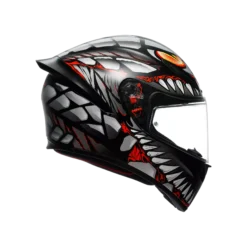 Mũ Bảo Hiểm Fullface AGV K1 S LYZARD - MATT BLACK/GREY/RED 2118394018 044 3