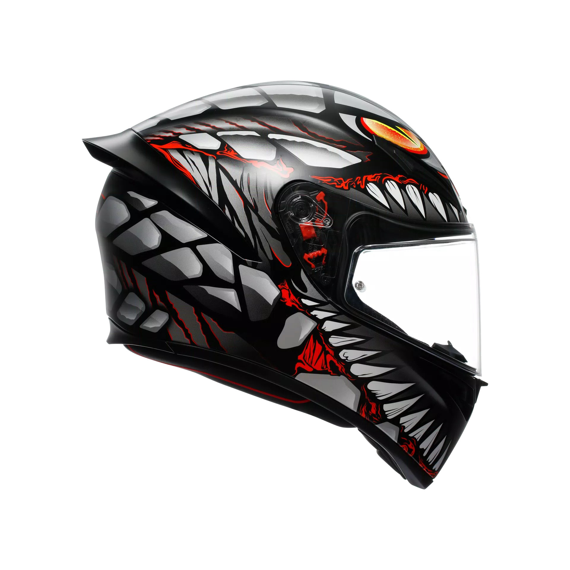 Mũ Bảo Hiểm Fullface AGV K1 S LYZARD - MATT BLACK/GREY/RED Mũ Bảo Hiểm Fullface AGV K1 S LYZARD - MATT BLACK/GREY/RED - Hình ảnh 6