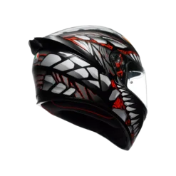 Mũ Bảo Hiểm Fullface AGV K1 S LYZARD - MATT BLACK/GREY/RED 2118394018 044 6