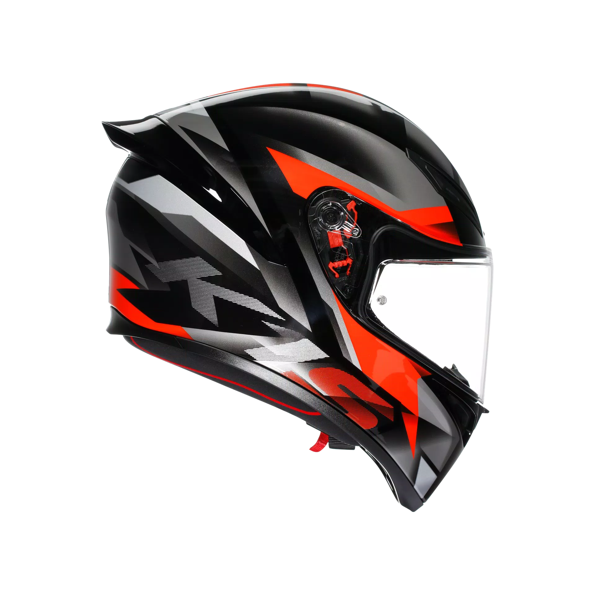 Mũ Bảo Hiểm Fullface AGV K1 S FASTLAP - BLACK/GREY/RED mu bao hiem fullface agv k1 s fastlap black grey red 2