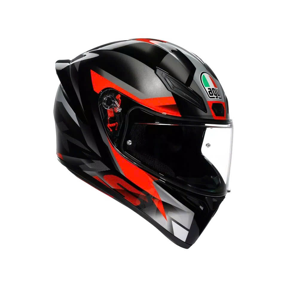 Mũ Bảo Hiểm Fullface AGV K1 S FASTLAP - BLACK/GREY/RED Mũ Bảo Hiểm Fullface AGV K1 S FASTLAP - BLACK/GREY/RED