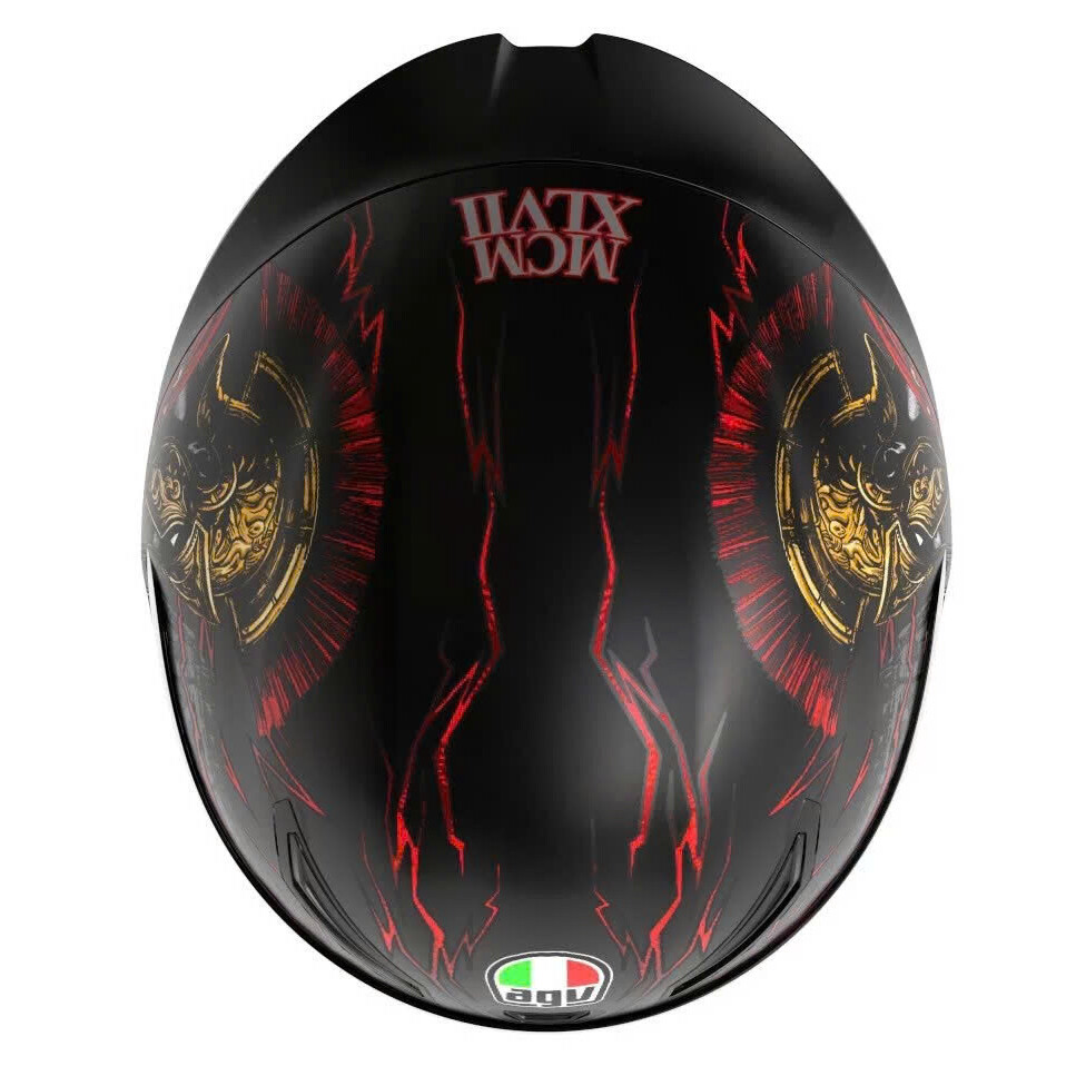 Mũ Bảo Hiểm Fullface AGV K1 S GLADIATOR - MATT BLACK/GOLD/RED Mũ Bảo Hiểm Fullface AGV K1 S GLADIATOR - MATT BLACK/GOLD/RED - Hình ảnh 4