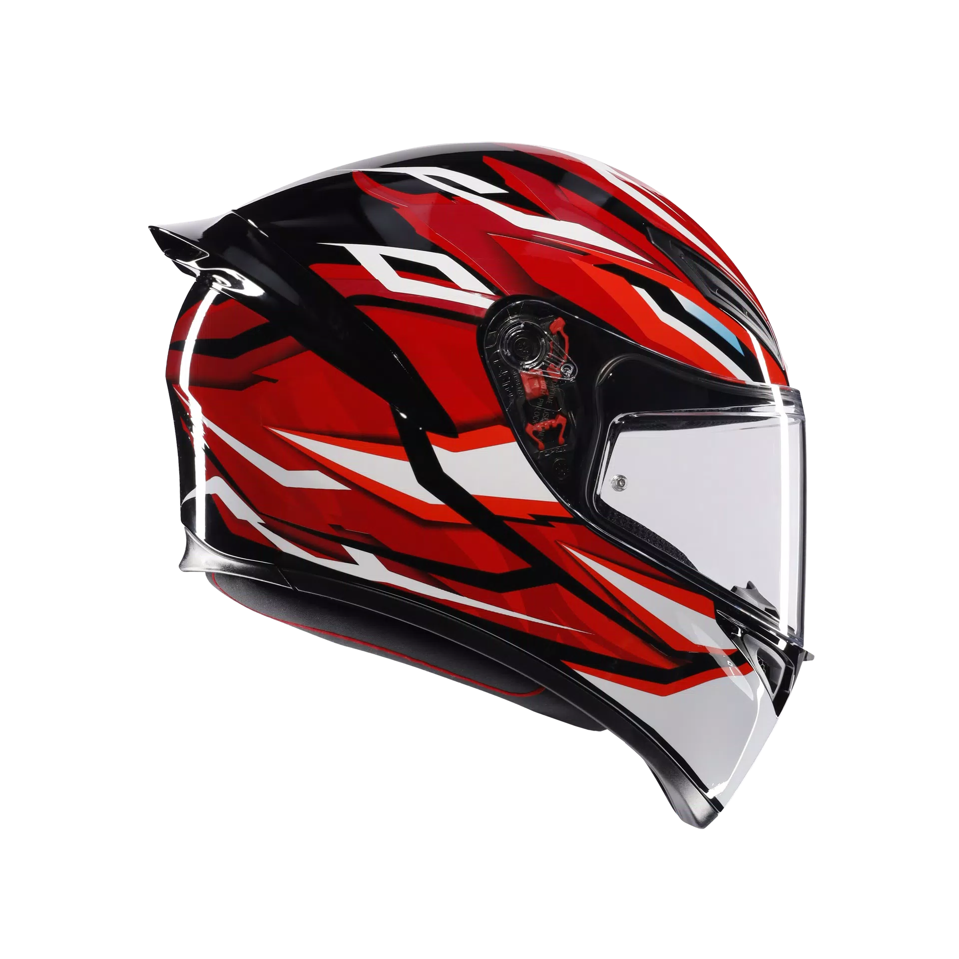 Mũ Bảo Hiểm Fullface AGV K1 S LION - BLACK/RED/WHITE mu bao hiem fullface agv k1 s lion black red white 2