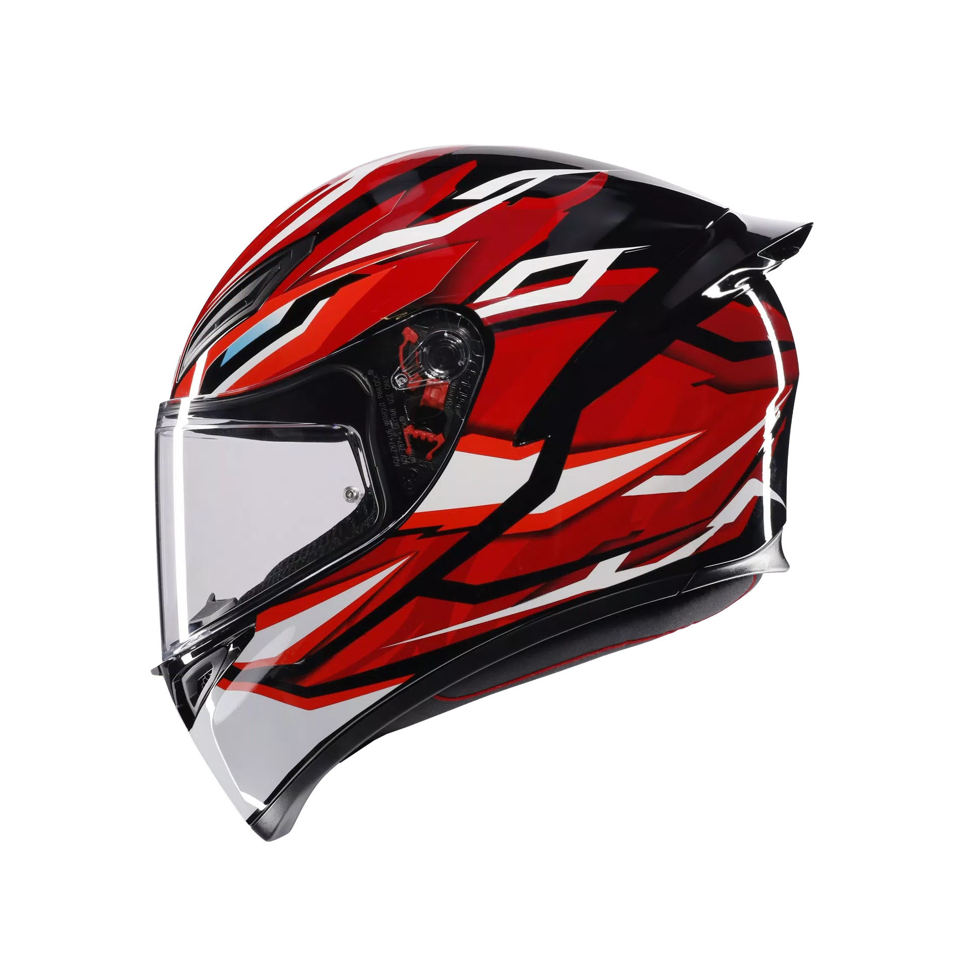 Mũ Bảo Hiểm Fullface AGV K1 S LION - BLACK/RED/WHITE Mũ Bảo Hiểm Fullface AGV K1 S LION - BLACK/RED/WHITE - Hình ảnh 4