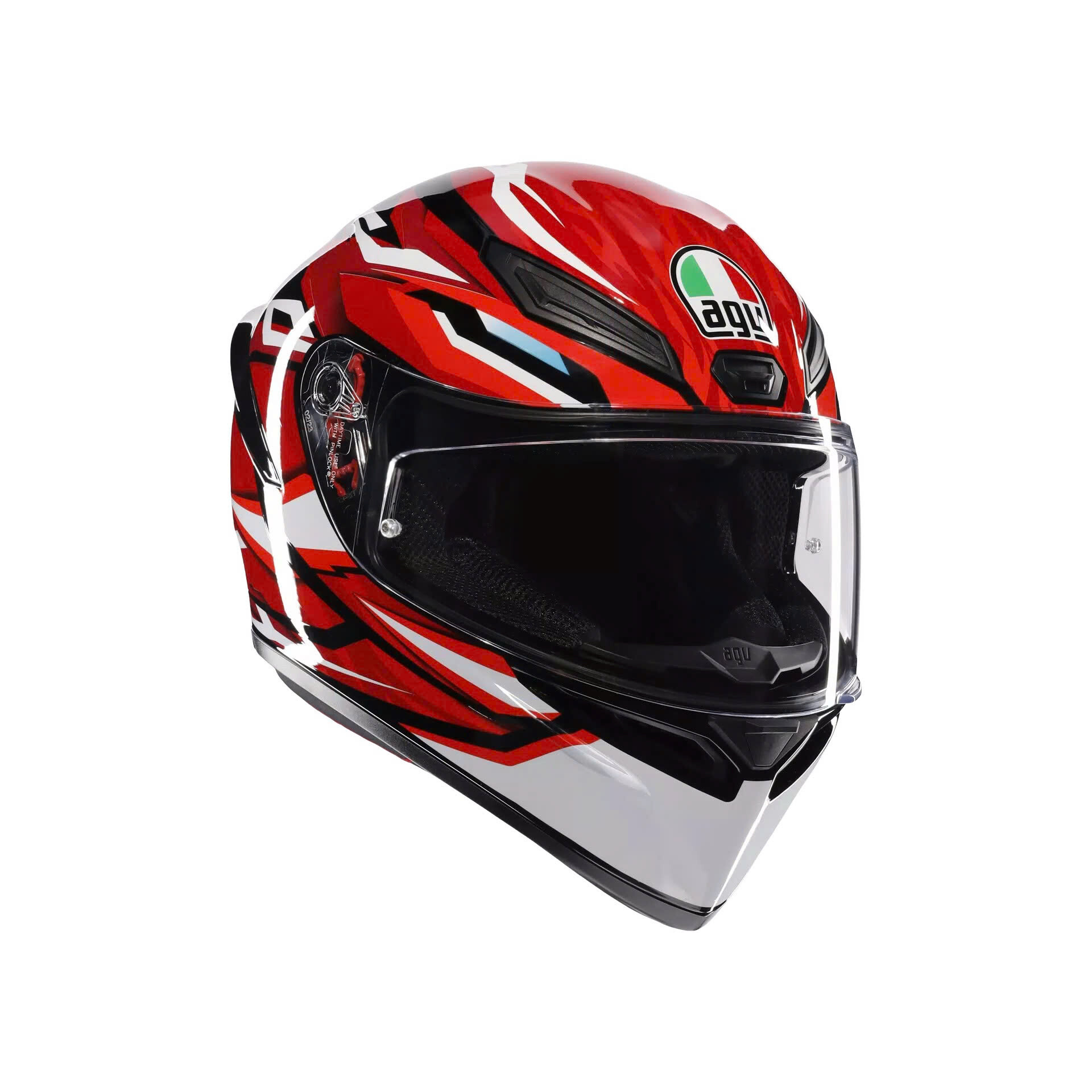 Mũ Bảo Hiểm Fullface AGV K1 S LION - BLACK/RED/WHITE Mũ Bảo Hiểm Fullface AGV K1 S LION - BLACK/RED/WHITE