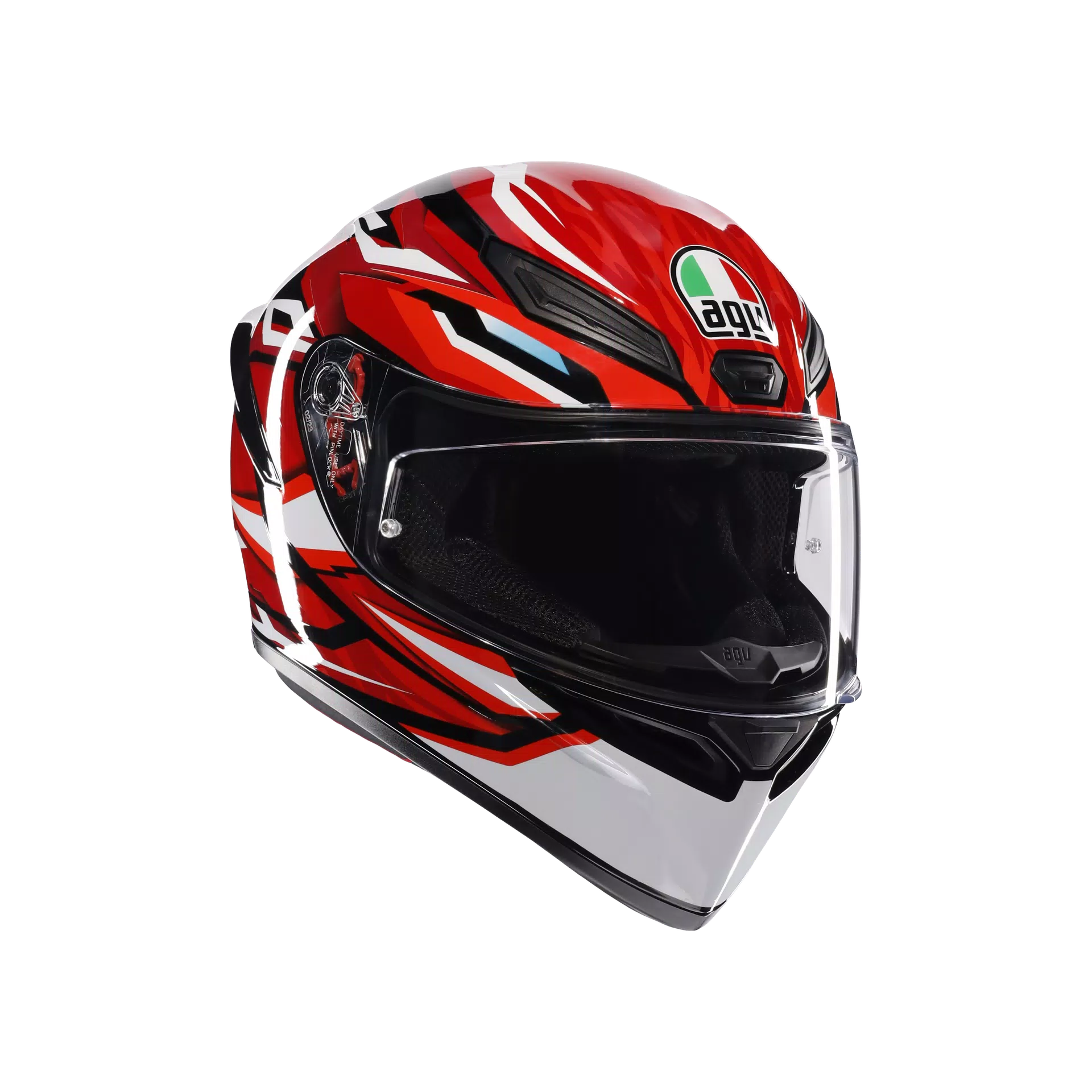 Mũ Bảo Hiểm Fullface AGV K1 S LION - BLACK/RED/WHITE mu bao hiem fullface agv k1 s lion black red white